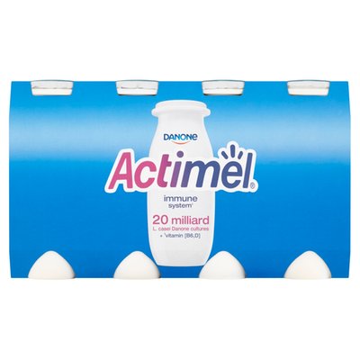 Obrázek Actimel probiotický jogurtový nápoj bílý slazený 8 x 100g (800g)