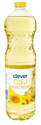 Obrázek clever Slunečnicový olej 1l