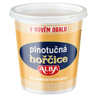 Obrázek Alba Plnotučná hořčice 400g