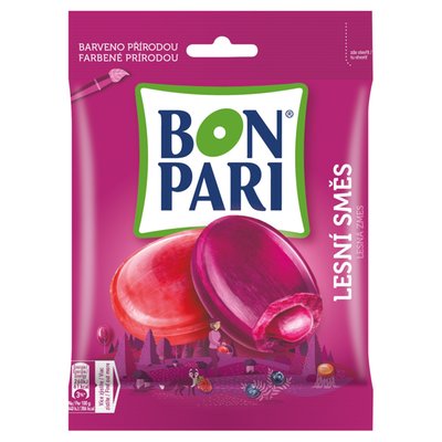 Obrázek BON PARI LESNÍ SMĚS bonbóny s ovocnými příchutěmi 90g