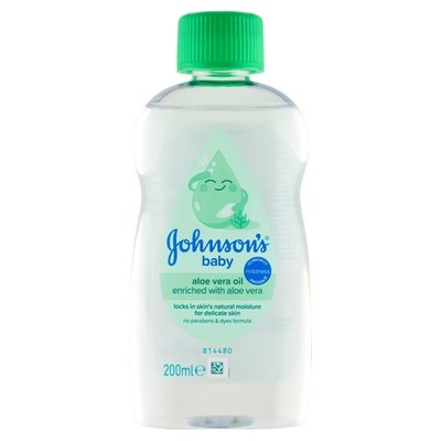 Obrázek Johnson's Baby Aloe Vera Oil 200ml