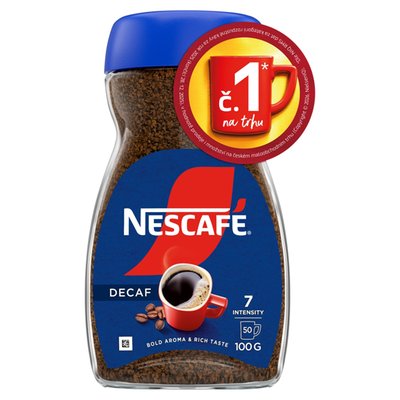 Obrázek NESCAFÉ DECAF, instantní káva bez kofeinu, 100g