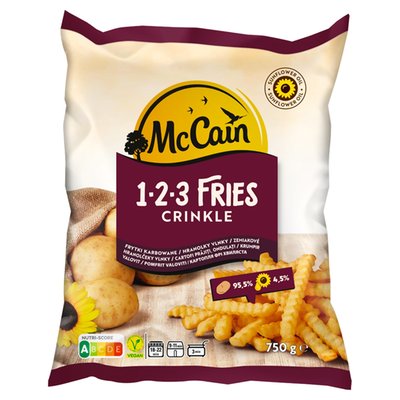Obrázek McCain 123 hranolky vlnky 750g