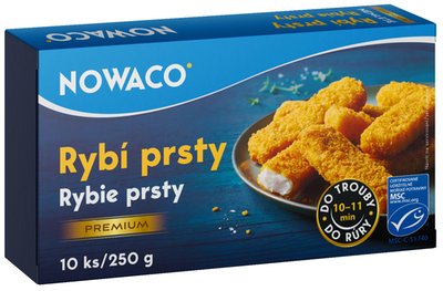 Obrázek Rybí prsty nemleté MSC Premium Nowaco 250 g