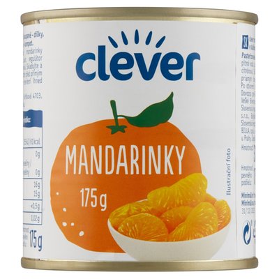 Obrázek clever Mandarinky 312g