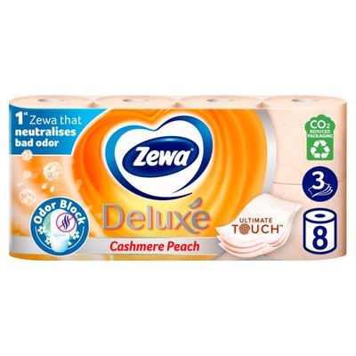 Obrázek Zewa Deluxe Cashmere Peach toaletní papír 3 vrstvý 8 rolí