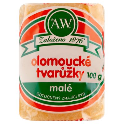 Obrázek A.W. Olomoucké tvarůžky malé 100g