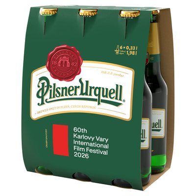 Obrázek Pilsner Urquell Pivo ležák světlý 6 x 0,33l (1,98l)