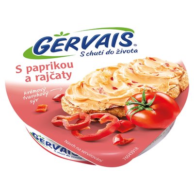 Obrázek Gervais Čerstvý tvarohový sýr s paprikou a rajčaty 80g