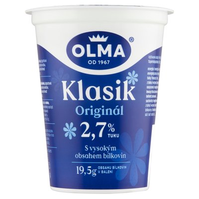 Obrázek Olma Klasik originál bílý jogurt 400g