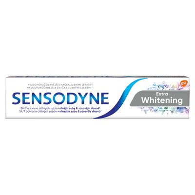 Obrázek Sensodyne Extra Whitening zubní pasta s fluoridem pro citlivé zuby 75ml