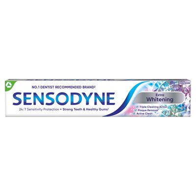 Obrázek Sensodyne Extra Whitening zubní pasta s fluoridem 75ml