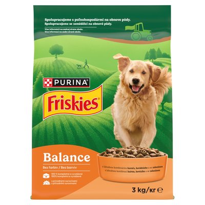 Obrázek Friskies Balance granule pro psy kuře, hovězí, zelenina 3kg