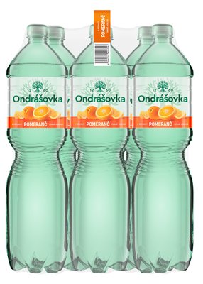 Obrázek Ondrášovka Jemně perlivá s příchutí pomeranč 1,5l
