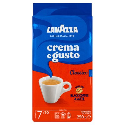 Obrázek Lavazza Crema E Gusto Classico pražená mletá káva 250g