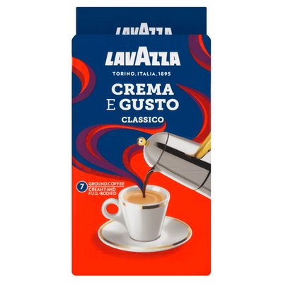 Obrázek Lavazza Crema E Gusto Classico pražená mletá káva 250g