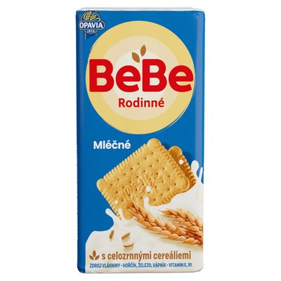 Obrázek Opavia sušenky BeBe Rodinné mléčné cereální 130g