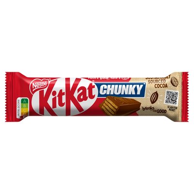 Obrázek KitKat Chunky mléčná čokoládová tyčinka s oplatkou a kakaovou náplní 40g