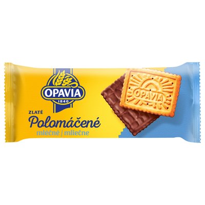 Obrázek Opavia sušenky Zlaté Polomáčené mléčné 100g