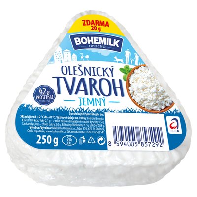 Obrázek Moravia Olešnický tvaroh jemný 230g
