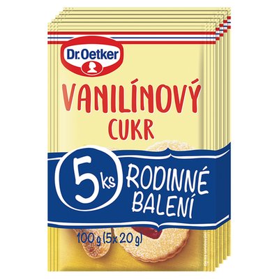 Obrázek Dr. Oetker Vanilínový cukr 5 x 20g