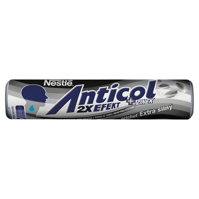 Obrázek ANTICOL Extra strong mentolové bonbóny s náplní 50g