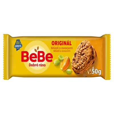 Obrázek Opavia sušenky BeBe Dobré Ráno müsli s ovocem 50g