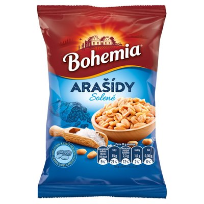 Obrázek Bohemia Arašídy solené 100g