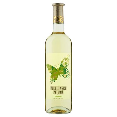 Obrázek Motýl Veltlínské zelené suché bílé víno 0,75l