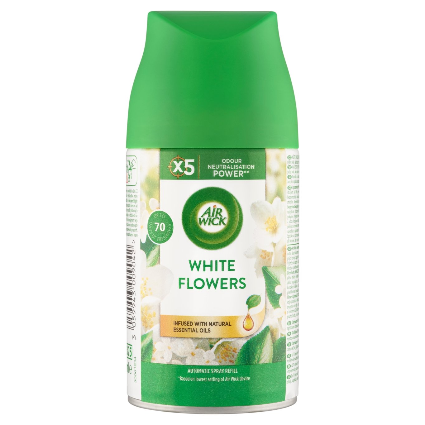 Czech Republic product data sample: Air Wick Freshmatic Náplň do osvěžovače vzduchu bílé květy 250ml