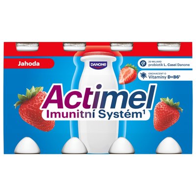 Obrázek ACTIMEL Jahoda 8x100g