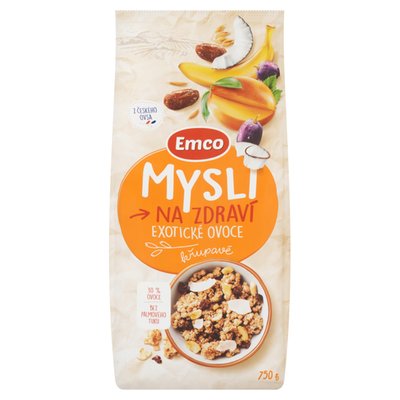 Obrázek Emco Mysli na Zdraví Křupavé exotické ovoce 750g