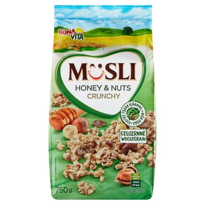 Obrázek Bona Vita Zapékané müsli s medem a ořechy 750g