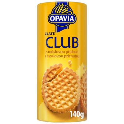 Obrázek Opavia Club s máslovou příchutí Sušenky Balení 140 g