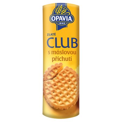 Obrázek Opavia sušenky Zlaté Club s máslovou příchutí 140g