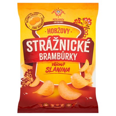 Obrázek Strážnické Brambůrky Hobžovy příchuť slanina 60g