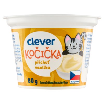 Obrázek clever Kočička příchuť vanilka 80g