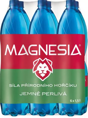 Obrázek Magnesia Jemně perlivá přírodní minerální voda 1,5l
