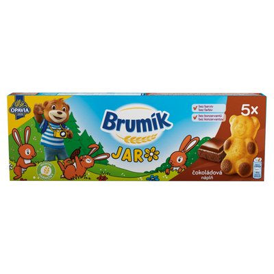 Obrázek Opavia Brumík Balení, Čokoládová Náplň Jemné Pečivo 150g