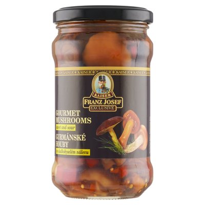 Obrázek Franz Josef Kaiser Exclusive Gurmánské houby ve sladkokyselém nálevu 280g