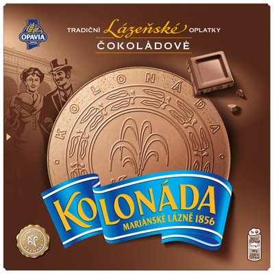 Obrázek Opavia lázeňské oplatky Kolonáda čokoládové 200g