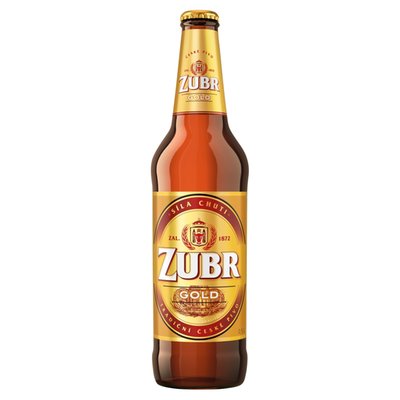 Obrázek Zubr Gold světlé výčepní pivo 0,5l