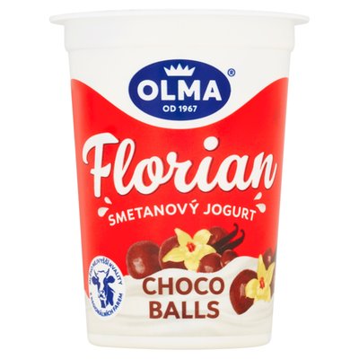 Obrázek Olma Florian Smetanový jogurt Choco Balls 150g