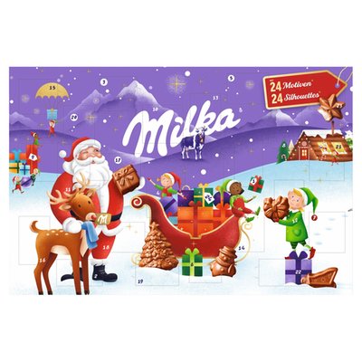 Obrázek Milka adventní kalendář, mléčná čokoláda 200g