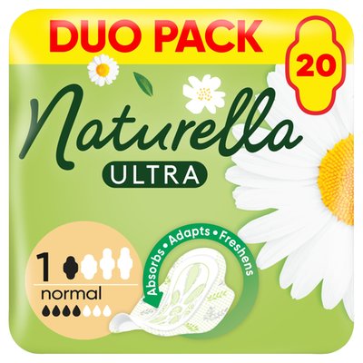 Obrázek Naturella Ultra Normal Velikost 1 Vložky S Křidélky 20 ks