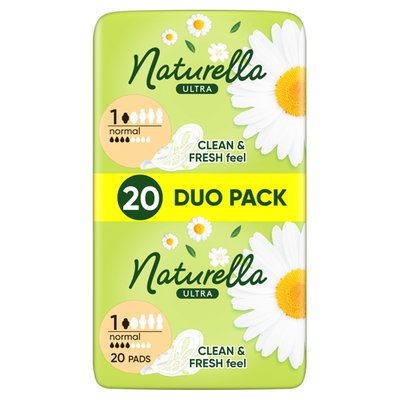Obrázek Naturella Ultra, Velikost 1 Normal, Vložky S Křidélky, 20