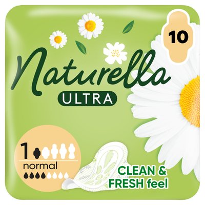 Obrázek Naturella Ultra, Velikost 1 Normal, Vložky S Křidélky, 10