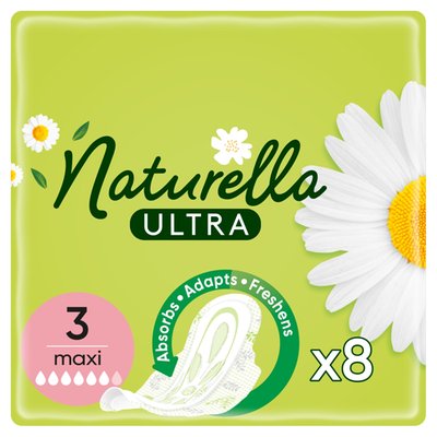 Obrázek Naturella Ultra Maxi Velikost 3 Vložky S Křidélky 8 ks