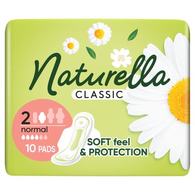 Obrázek Naturella Classic, Velikost 2 Normal, Vložky, S Křidélka, 10