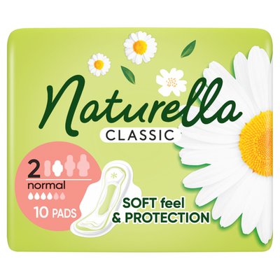 Obrázek Naturella Classic, Velikost 2 Normal, Vložky, S Křidélka, 10